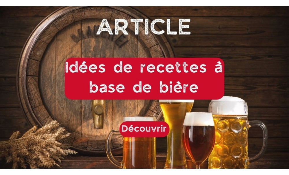 10 idées de recettes avec de la bière ! 